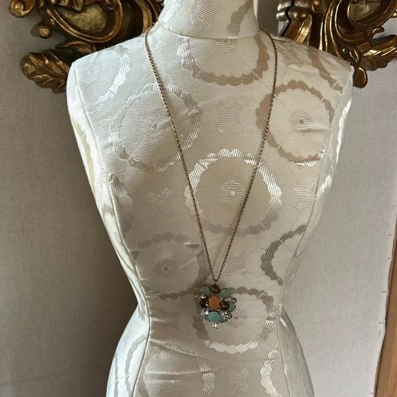 J.Crew Jeweled Long Statement Necklace - Picture 3 of 10